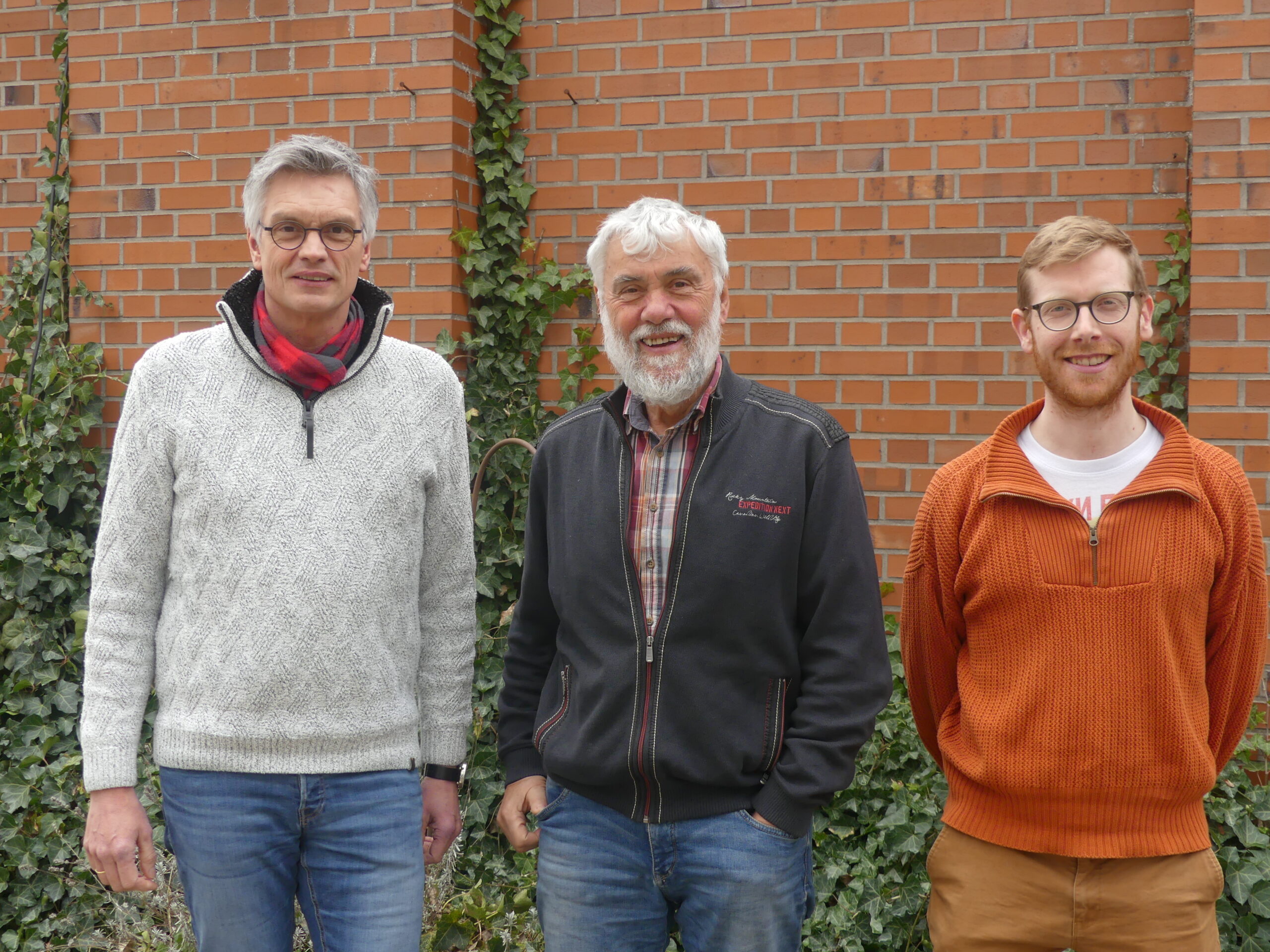 Mitglieder des Vorstandes: Konstantin Suhre, Johannes Beck, Pascal Hofmann