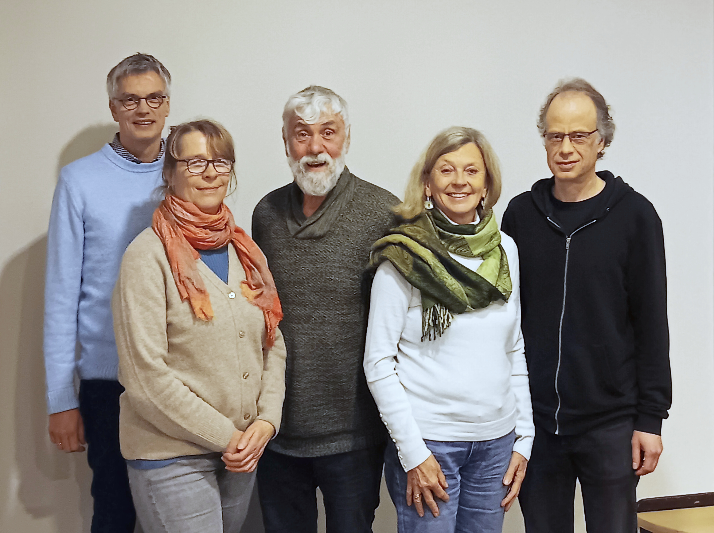 Mitglieder des Vorstandes: Konstantin Suhre, Marion Krasting, Johannes Beck, Anne Engelhardt, Manfred Kintzel