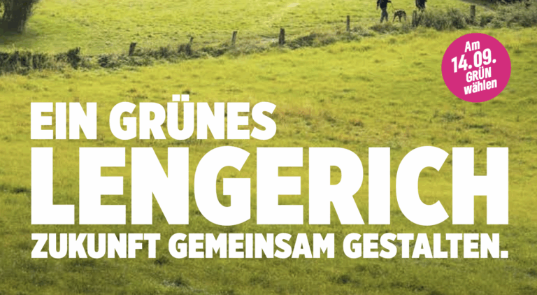 Ge­mein­sam für ein star­kes, so­zi­a­les und grü­nes Len­ge­rich