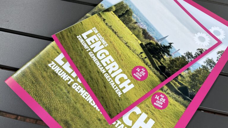 Ein grü­nes Len­ge­rich